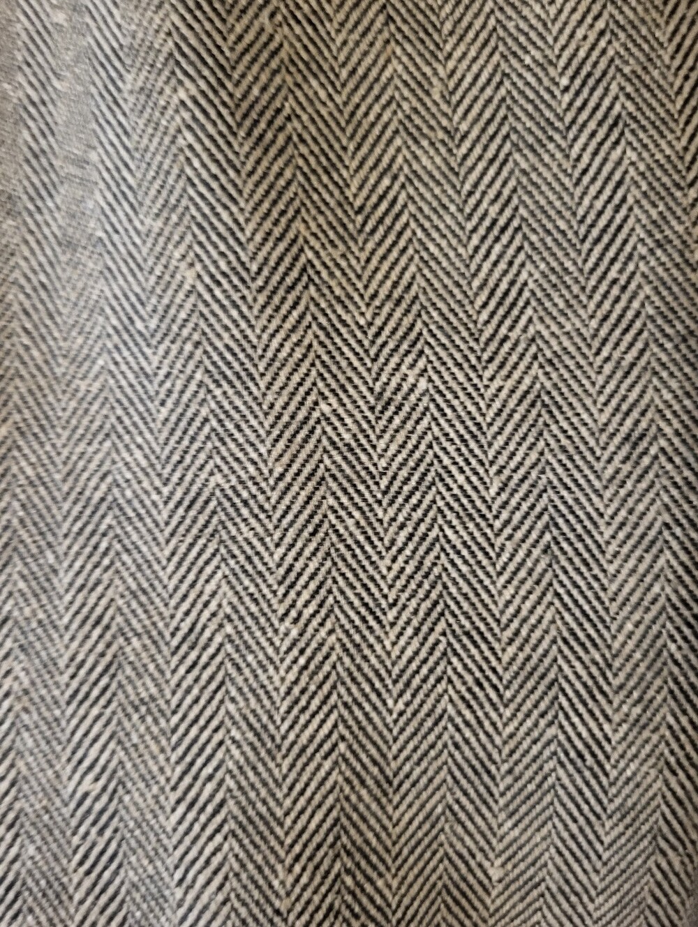 GAP Above knee skirt Black and Cream Herringbone Fabric.